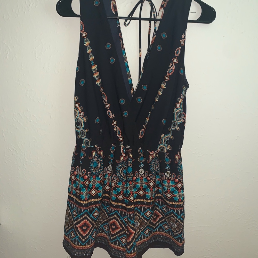ILLA ILLA mock wrap romper